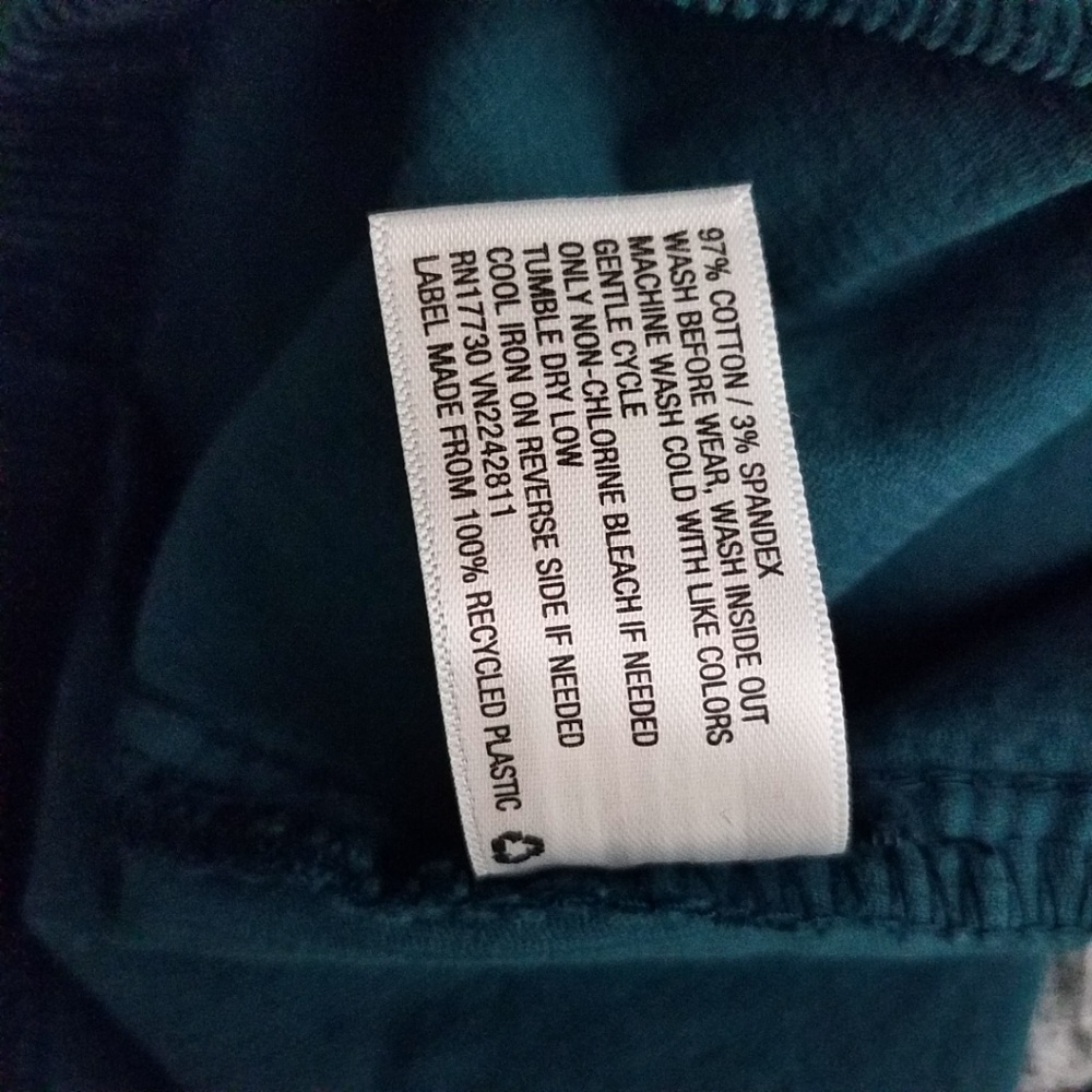 Wild Fable Corduroy Pinafore Teal Corduroy Dress - Picture 8 of 8